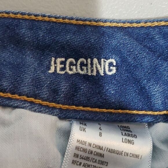 𝅺american Eagle super stretch 28x32 size 4 jeggings - Picture 7 of 8